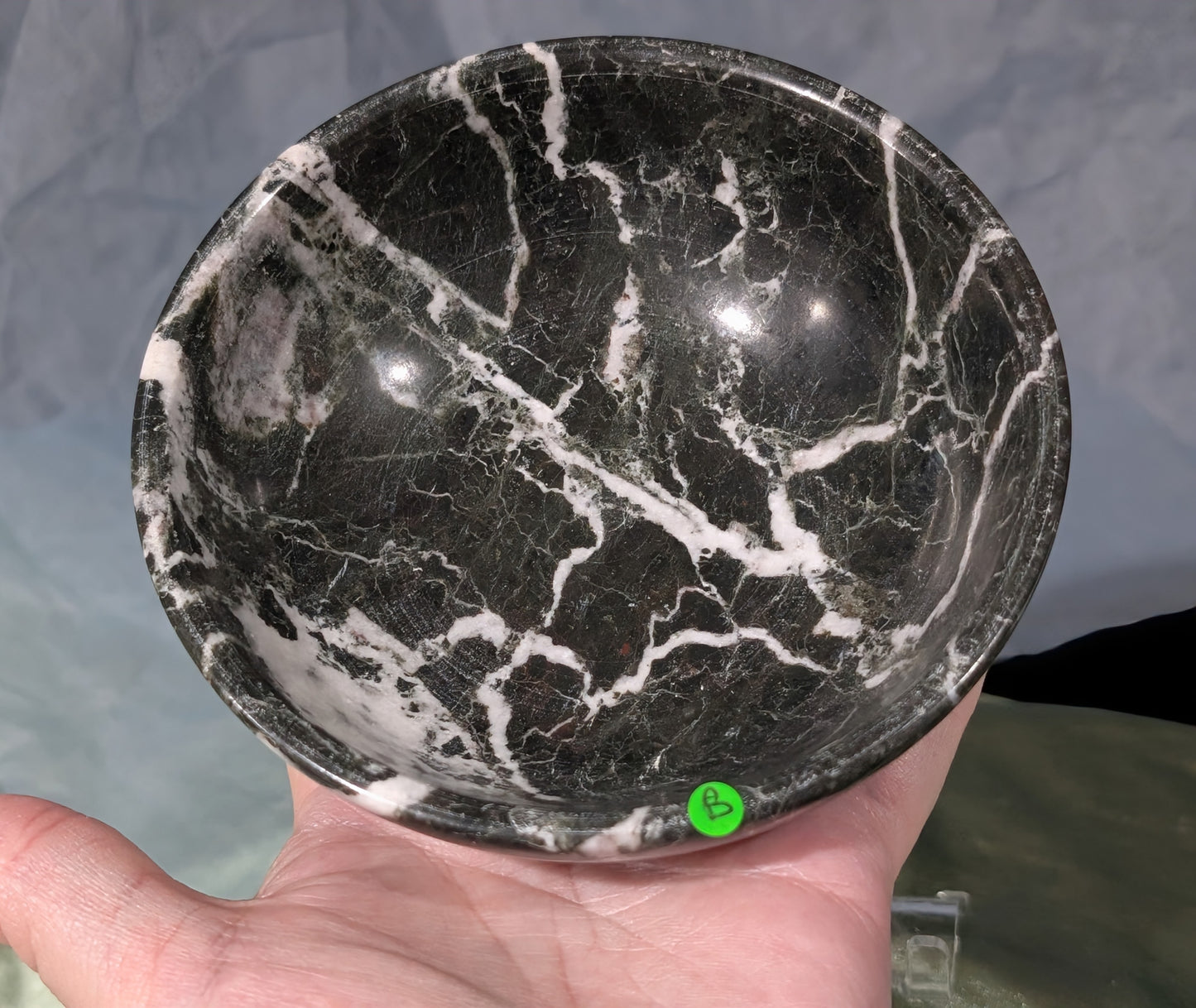 Zebra Jasper Offering Bowl