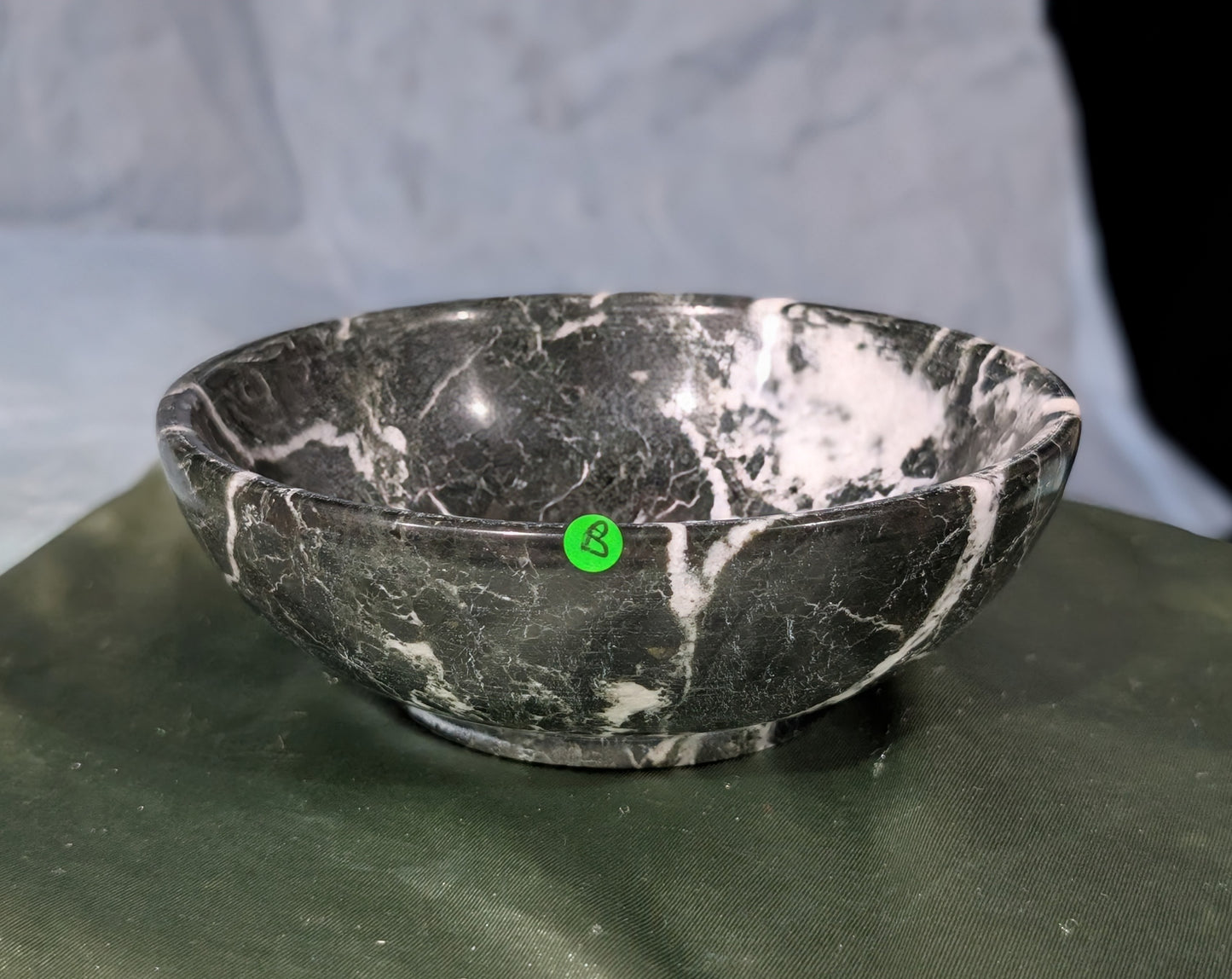 Zebra Jasper Offering Bowl