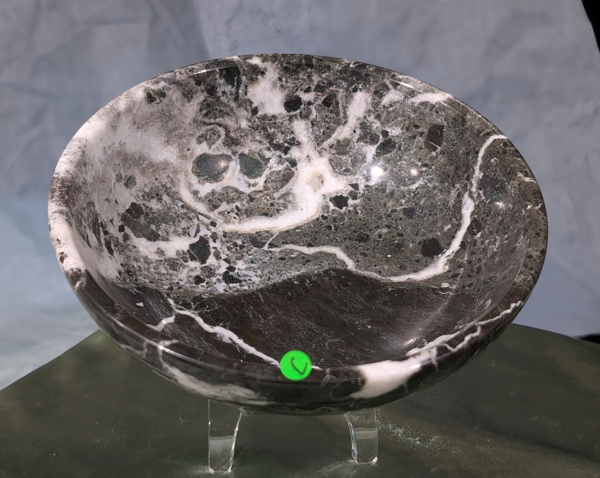 Zebra Jasper Offering Bowl