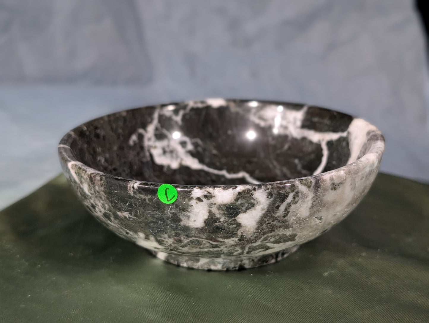 Zebra Jasper Offering Bowl