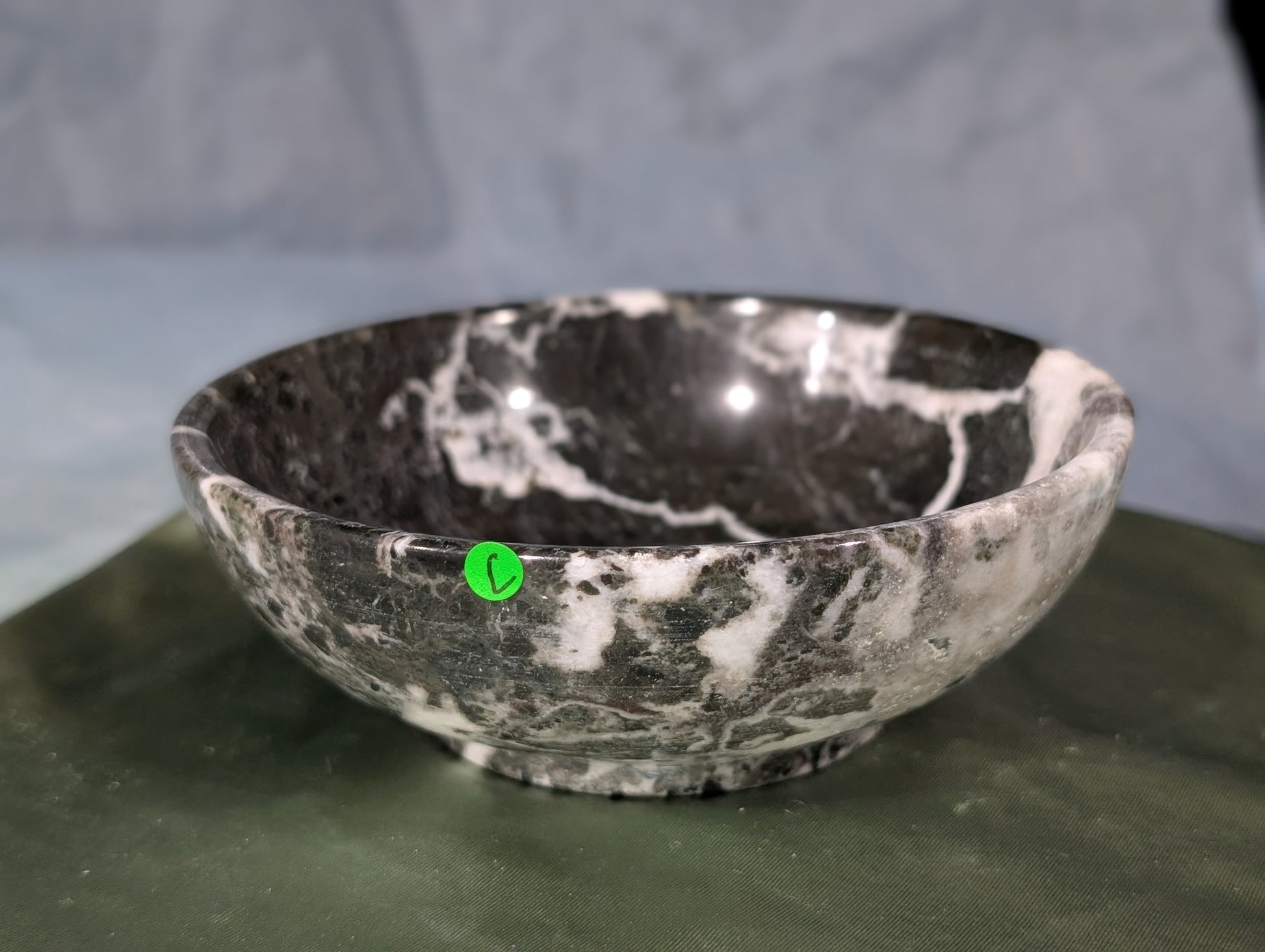 Zebra Jasper Offering Bowl