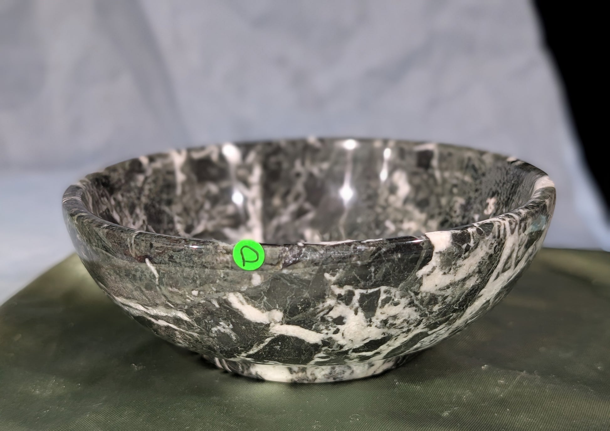 Zebra Jasper Offering Bowl