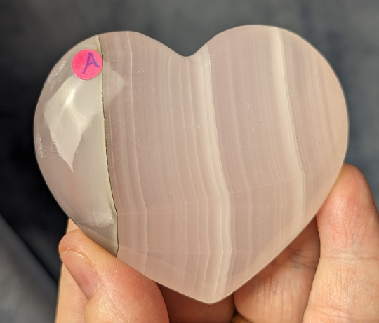 Smoky Mangano Calcite Palms and Hearts