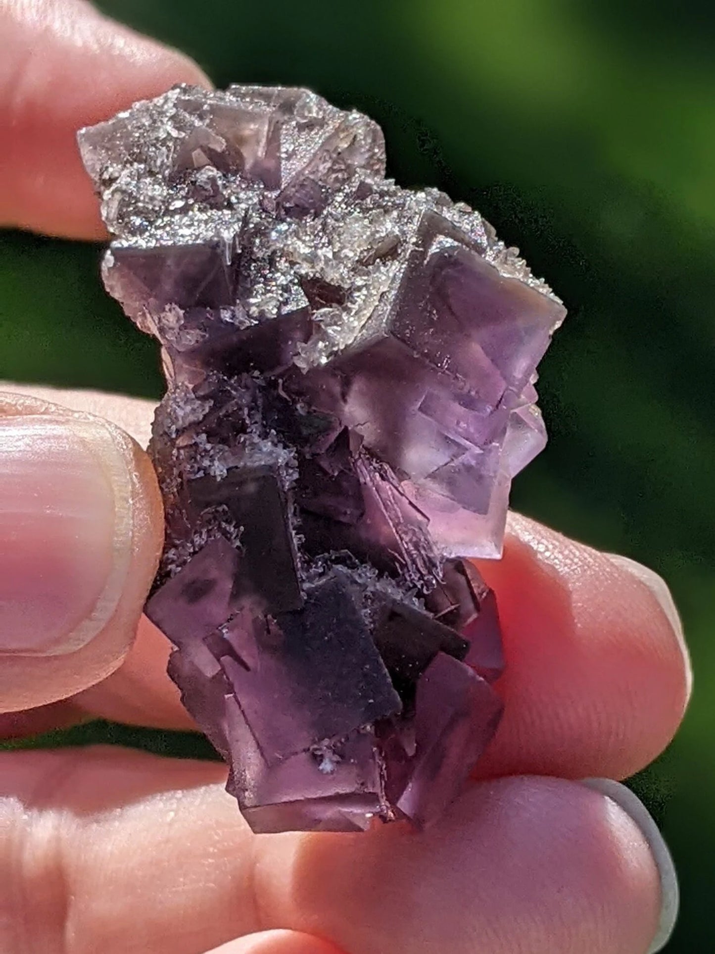 Translucent Purple Fluorite Crystal Specimen