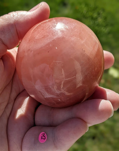 Rose Calcite Spheres