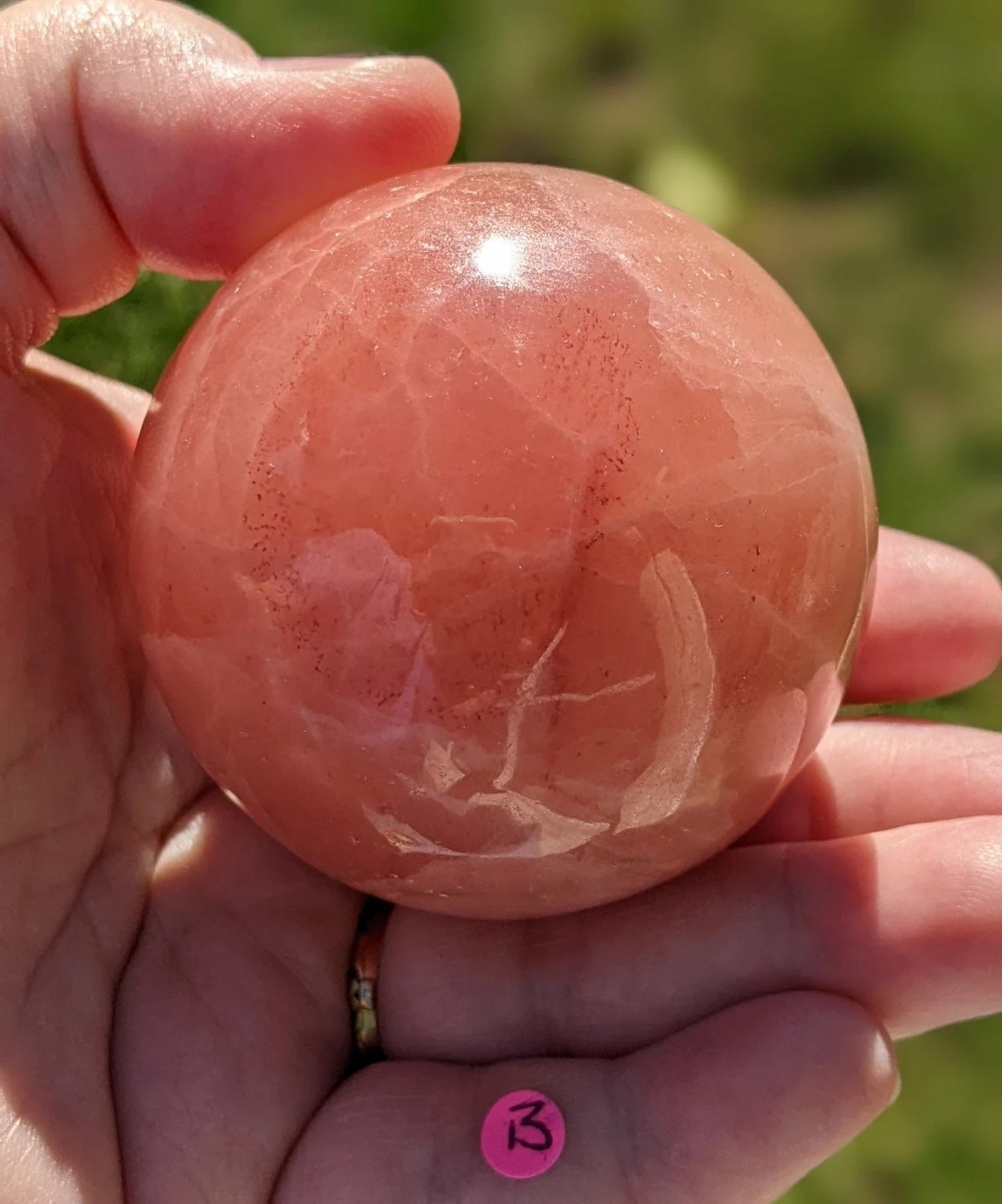 Rose Calcite Spheres