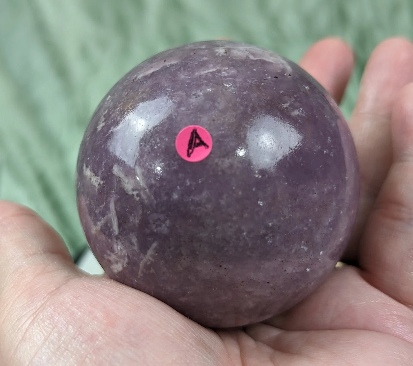 Lepidolite Sphere