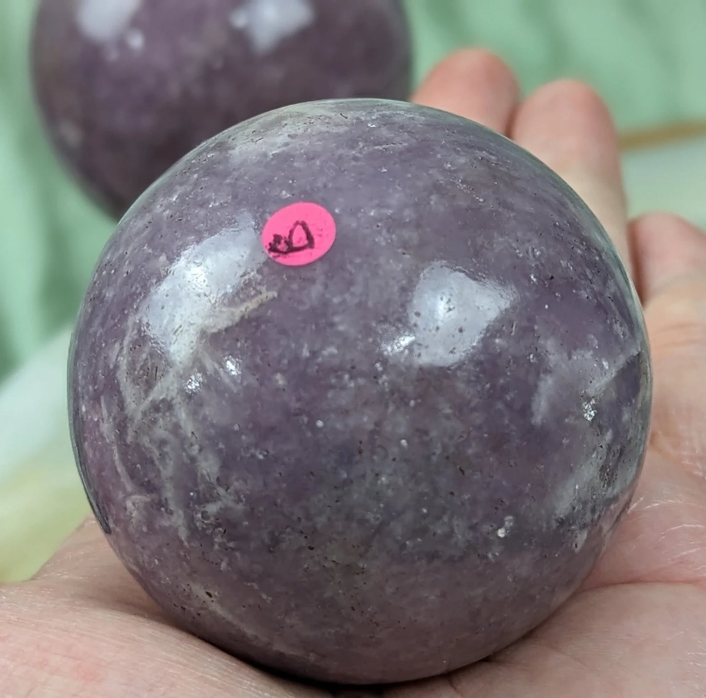 Lepidolite Sphere