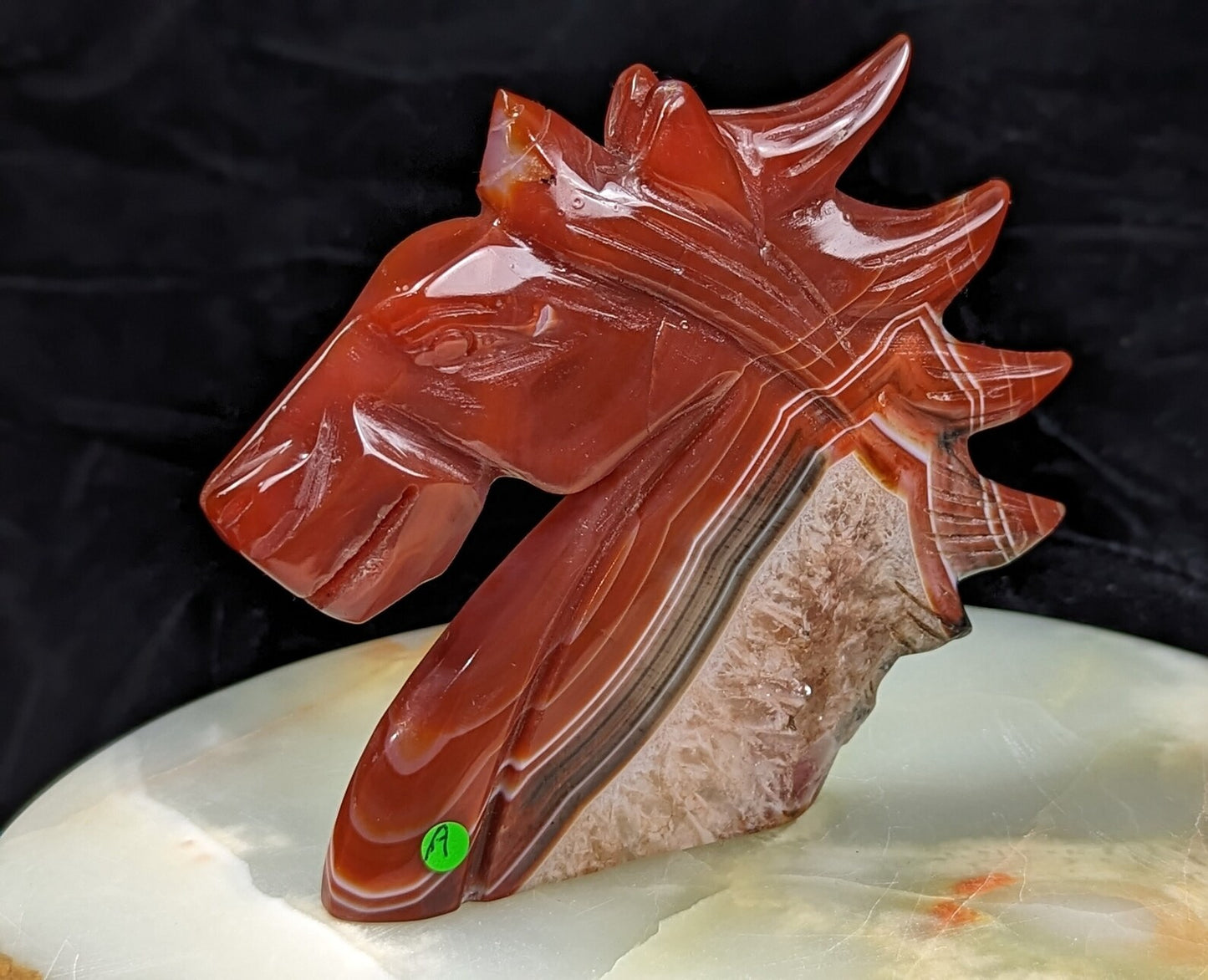 Carnelian Unicorn Figurine