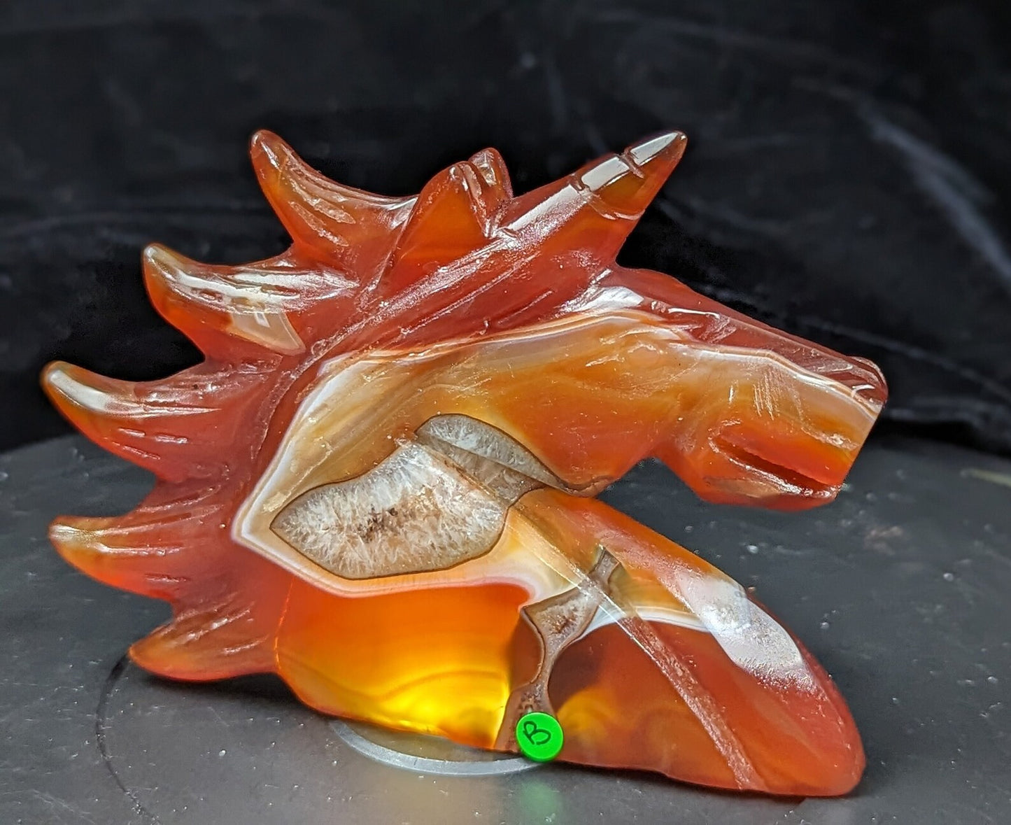 Carnelian Unicorn Figurine