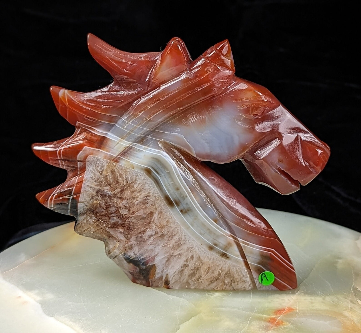 Carnelian Unicorn Figurine