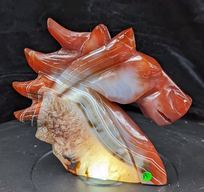 Carnelian Unicorn Figurine