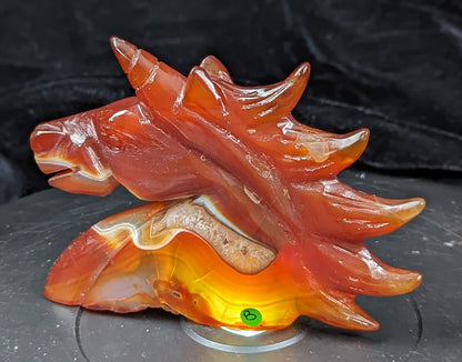 Carnelian Unicorn Figurine