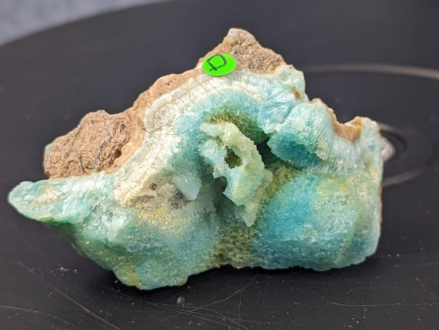 Blue Aragonite Specimen