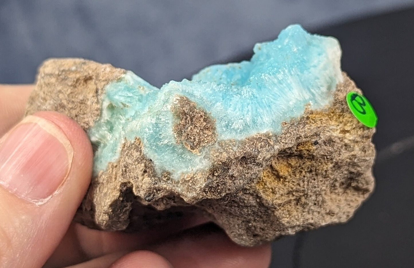 Blue Aragonite Specimen