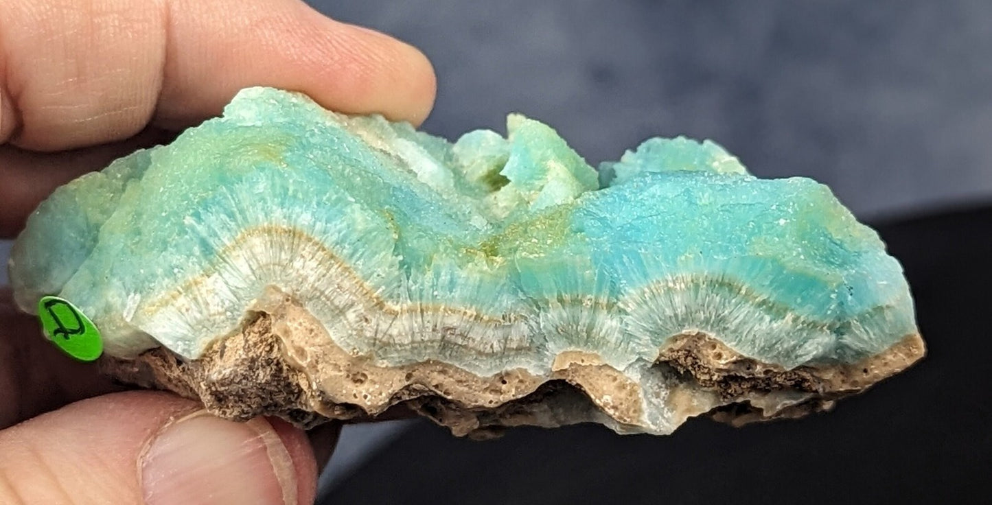 Blue Aragonite Specimen