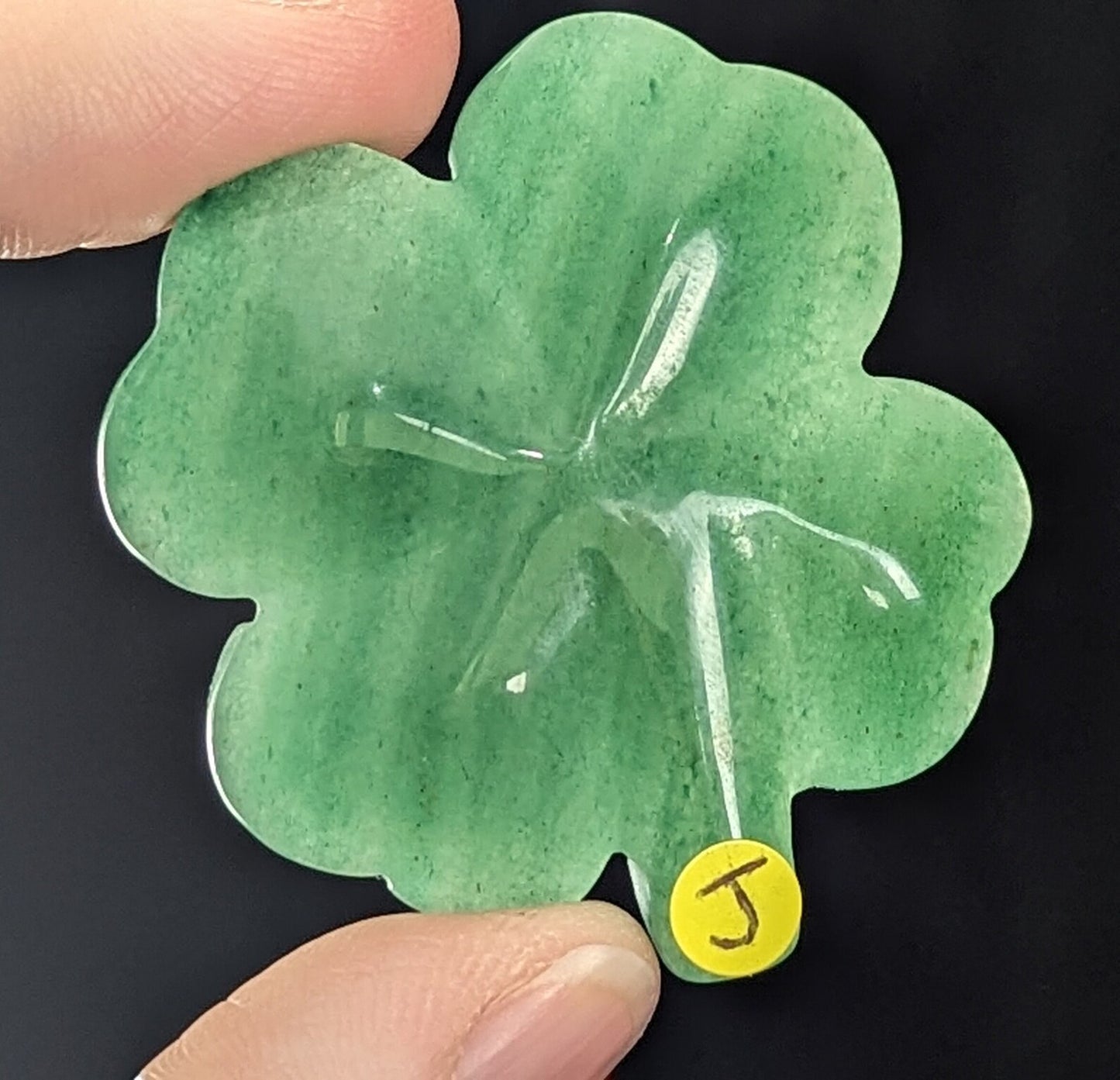 Green Aventurine Crystal Four Leaf Clover