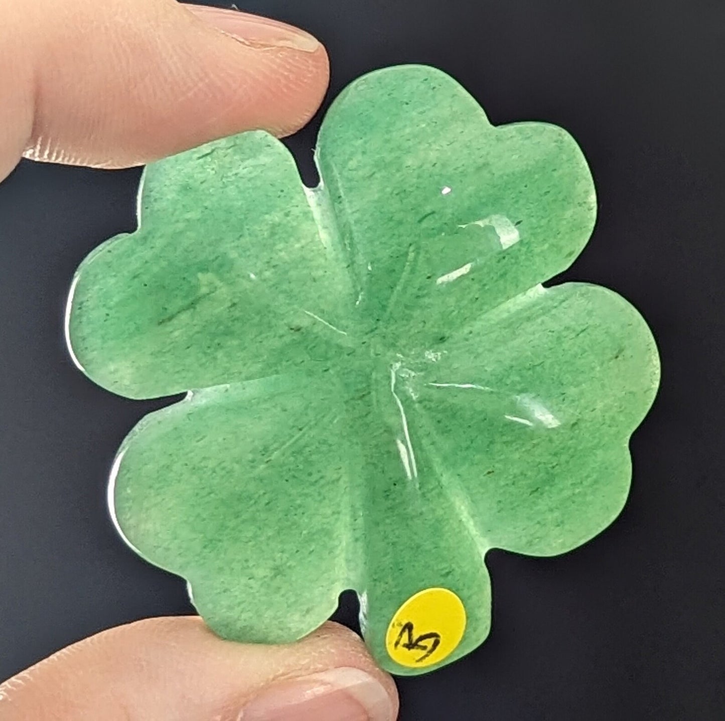 Green Aventurine Crystal Four Leaf Clover