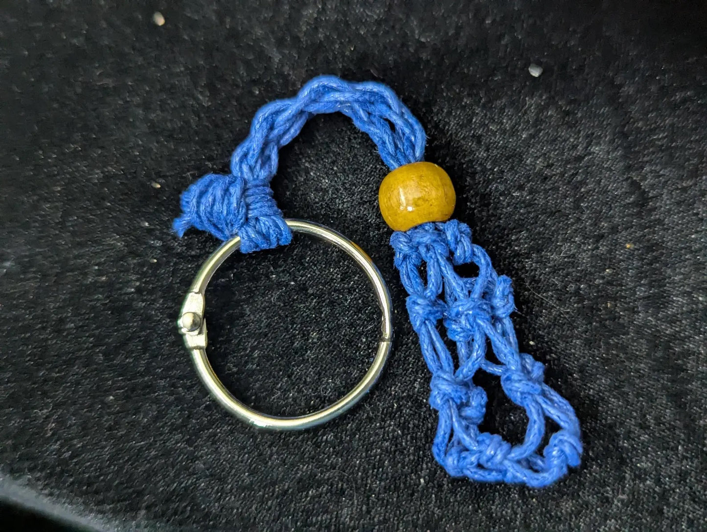 Macramé Net Tumble Holder Key Chain