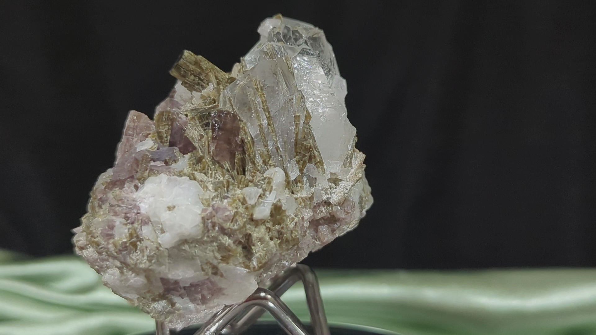 Axinite on Epidote Specimen