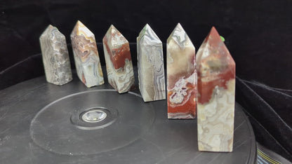 Mexican Crazy Lace Agate Towers