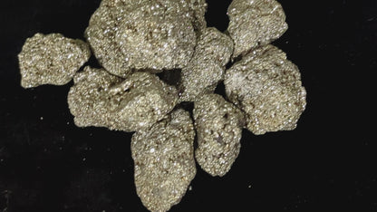 Rough Pyrite Chispa Clusters - Raw Pyrite