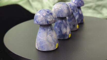 Afghanite Mushrooms ~ Afghanite Mushroom Carving