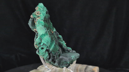 Raw Silky Malachite Specimen