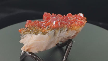 Vanadinite Specimen in Matrix with Barite