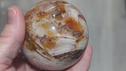 Fire Agate Sphere