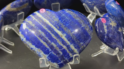 Lapis Lazuli Hearts and Palms