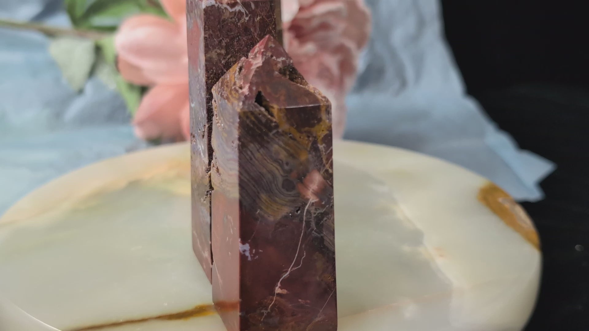 Indonesian Red Jasper Towers