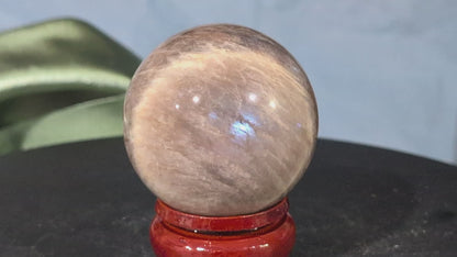 Black Moonstone Sphere