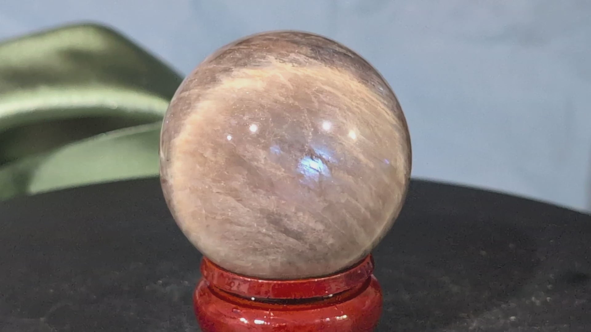 Black Moonstone Sphere
