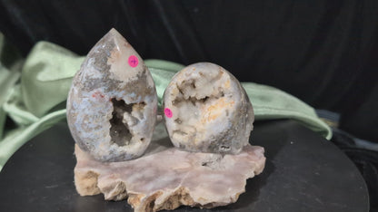 Druzy Indonesian Blue Moss Agate Freeforms