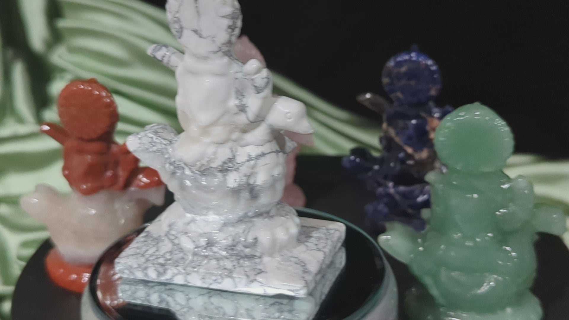 Crystal Saraswati Figurines