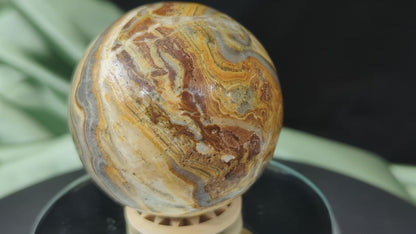 Pakistani Banded Bumblebee Jasper Sphere ~ Bumblebee Jasper Crystal Ball