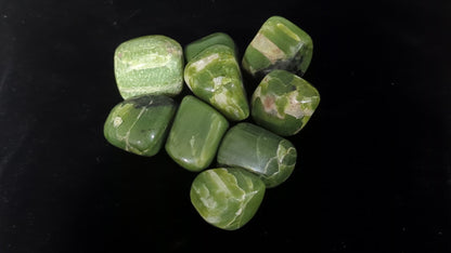 Green Tremolite Tumbles