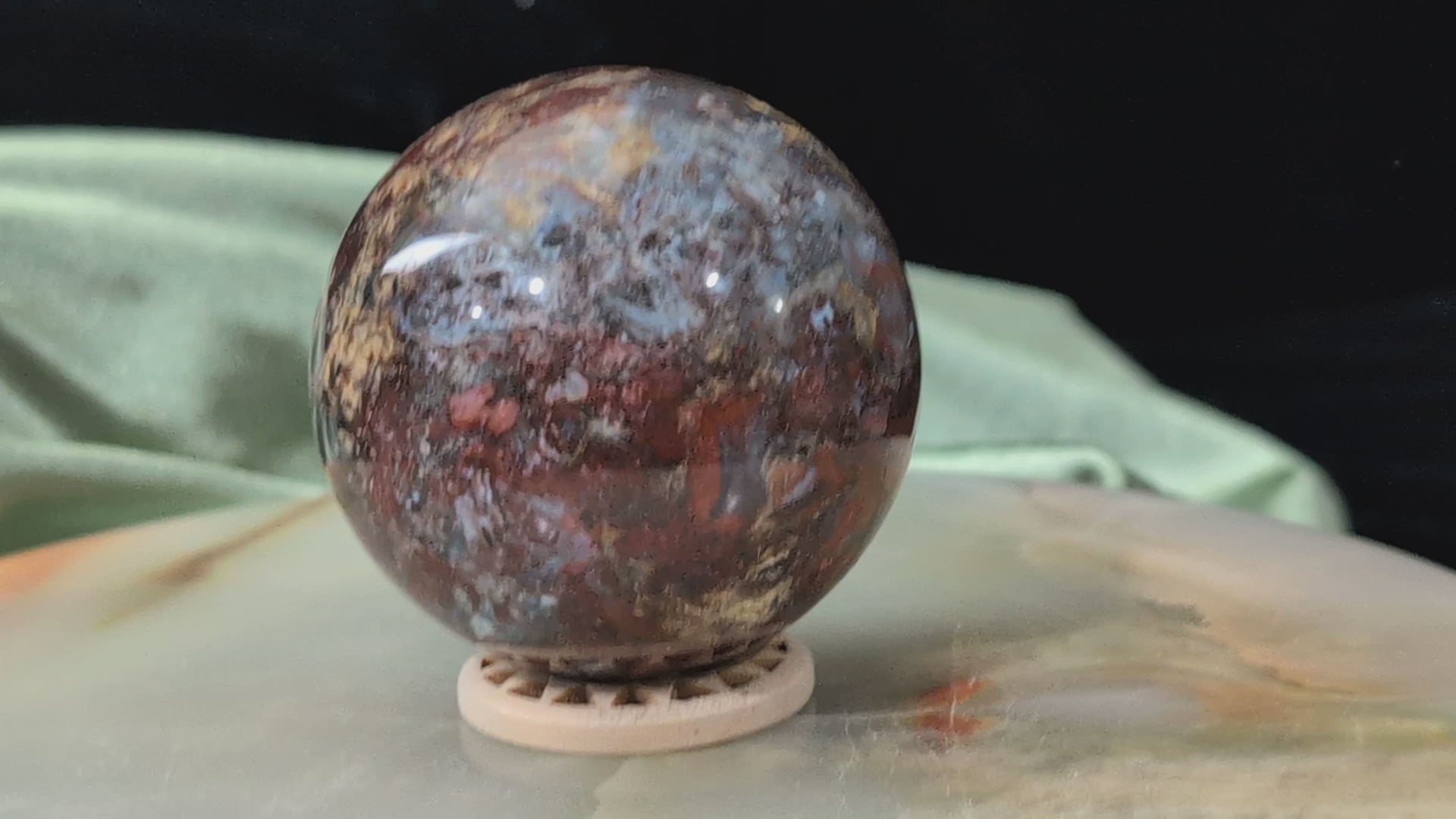 Petrified Wood Sphere