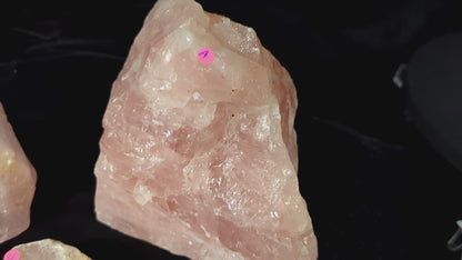 Raw Natural Rose Quartz Pieces - Raw Rose Quartz