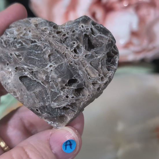 Sparkly Sphalerite Hearts