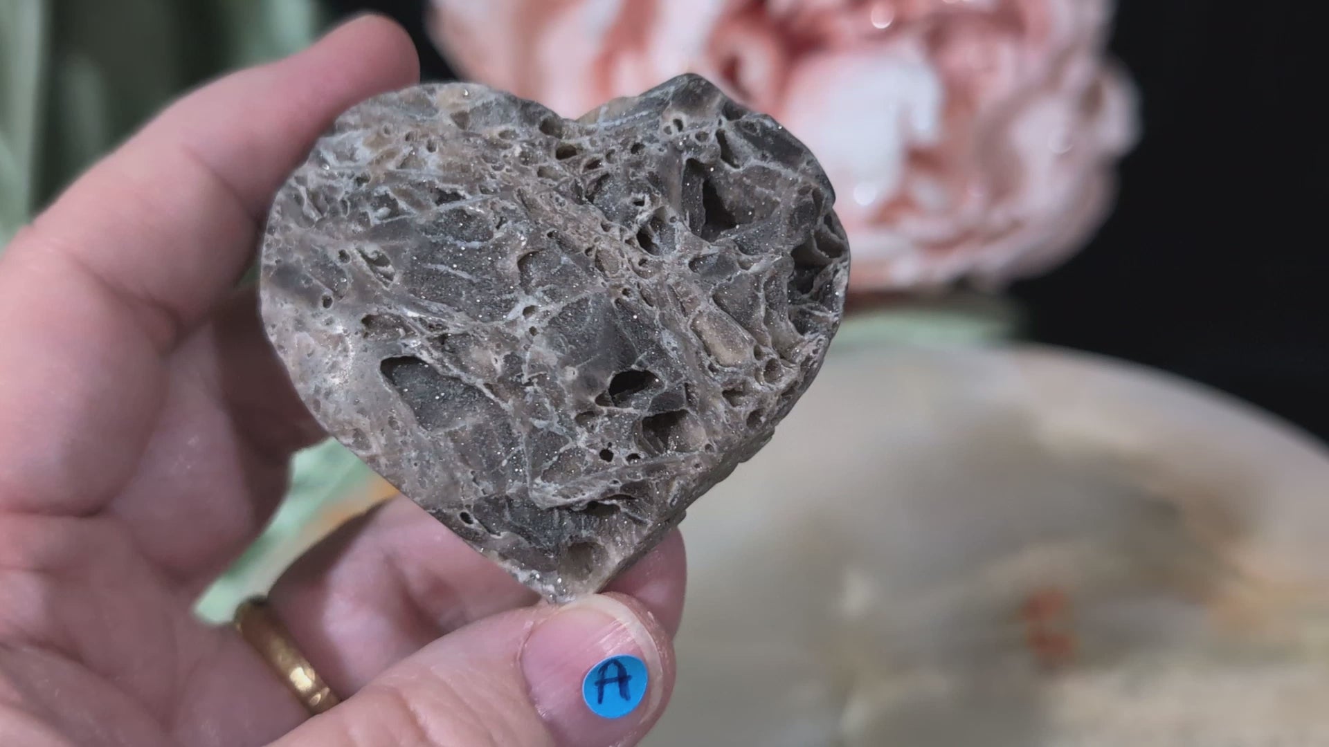 Sparkly Sphalerite Hearts