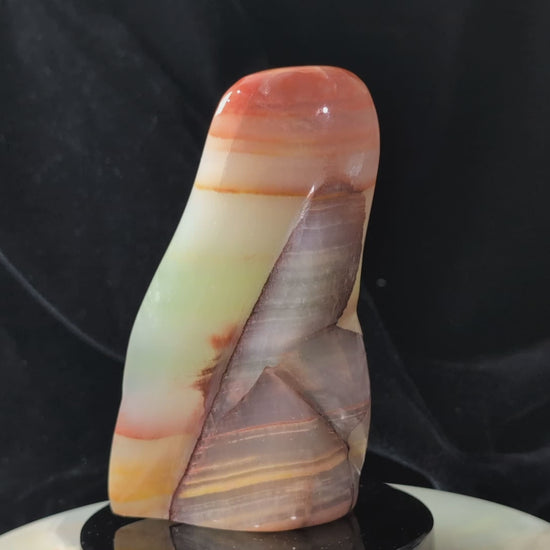 Polished Peach Calcite Freeform