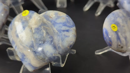 Afghanite Crystal Palm Stones ~ Afghanite Hearts