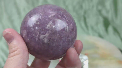 Lepidolite Sphere