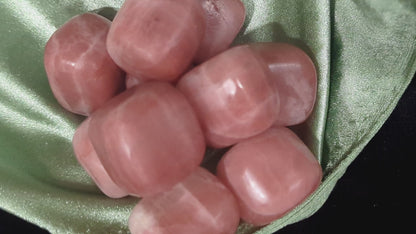 Rose Calcite Crystal Tumbles