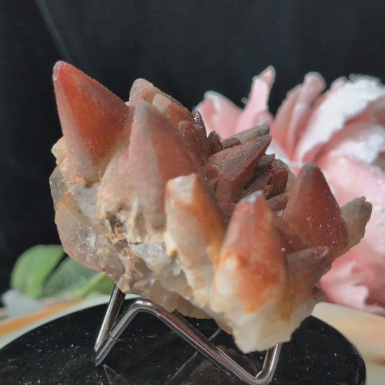 Hematoid Dog Tooth Calcite Specimen