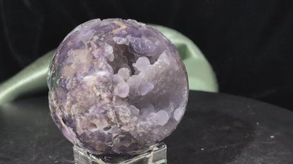 Sparkly Grape Agate Sphere