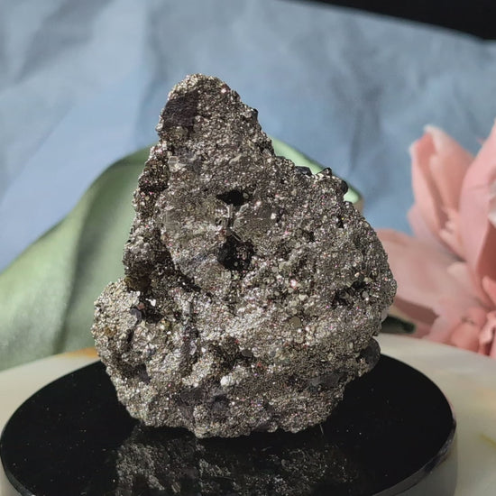 UV Reactive Pyrite in Matrix with Galena Specimen