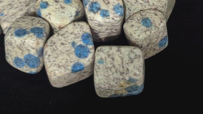 Natural Blue K2 Tumbles from Pakistan